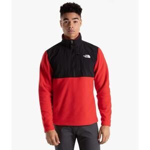 THE NORTH FACE Men's Sun Rise ¼ Zip Sweatshirt, Usa Red, X-Small